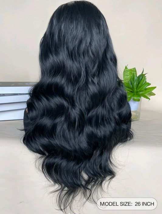 Heat resistant headband wave wig 26 inch + FREE Hair Wax Stick Set