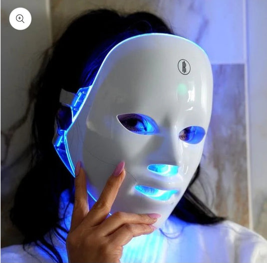 Portable 7-Color LED Cordless Face Mask
