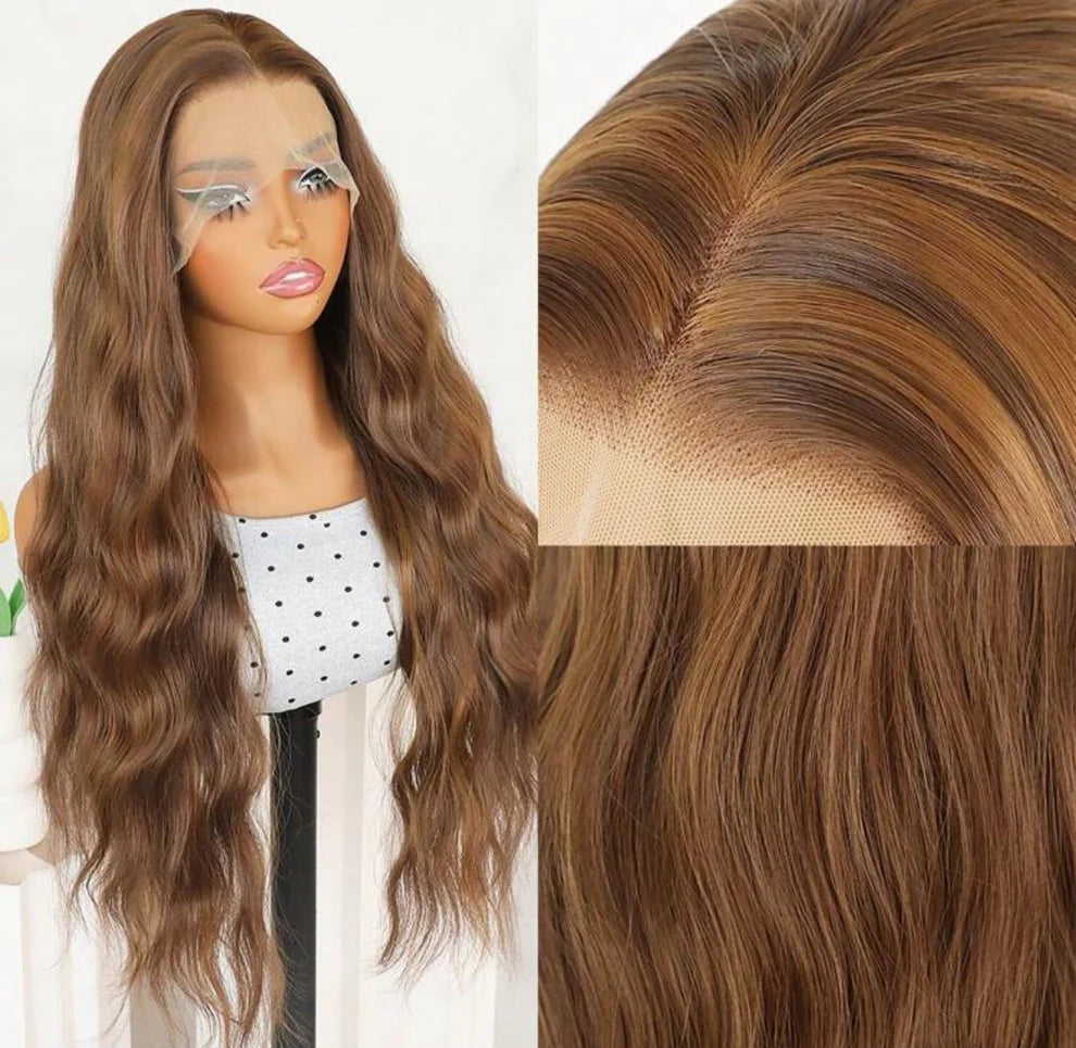Bella Wig(human blend) 26 inch two toned color wig