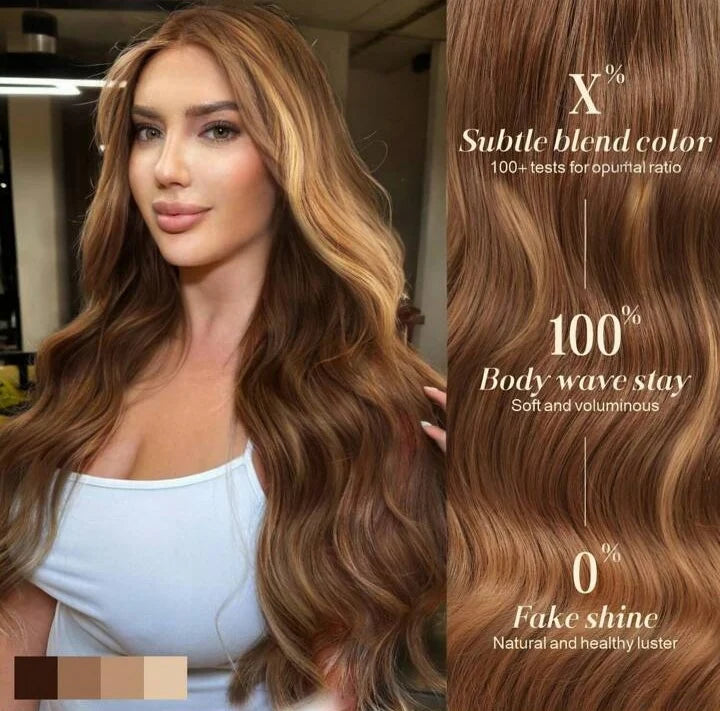 Body Wave Lace Front Wig (human blend) wig 28 inch