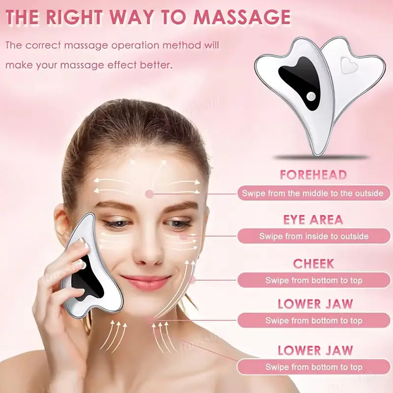 Gua Sha Facial Massage Device