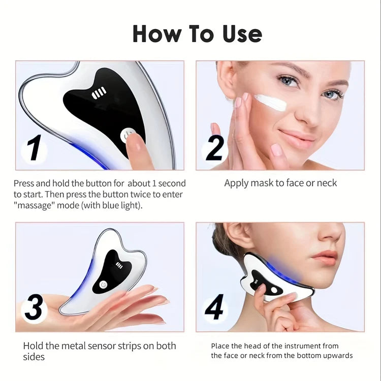 Gua Sha Facial Massage Device