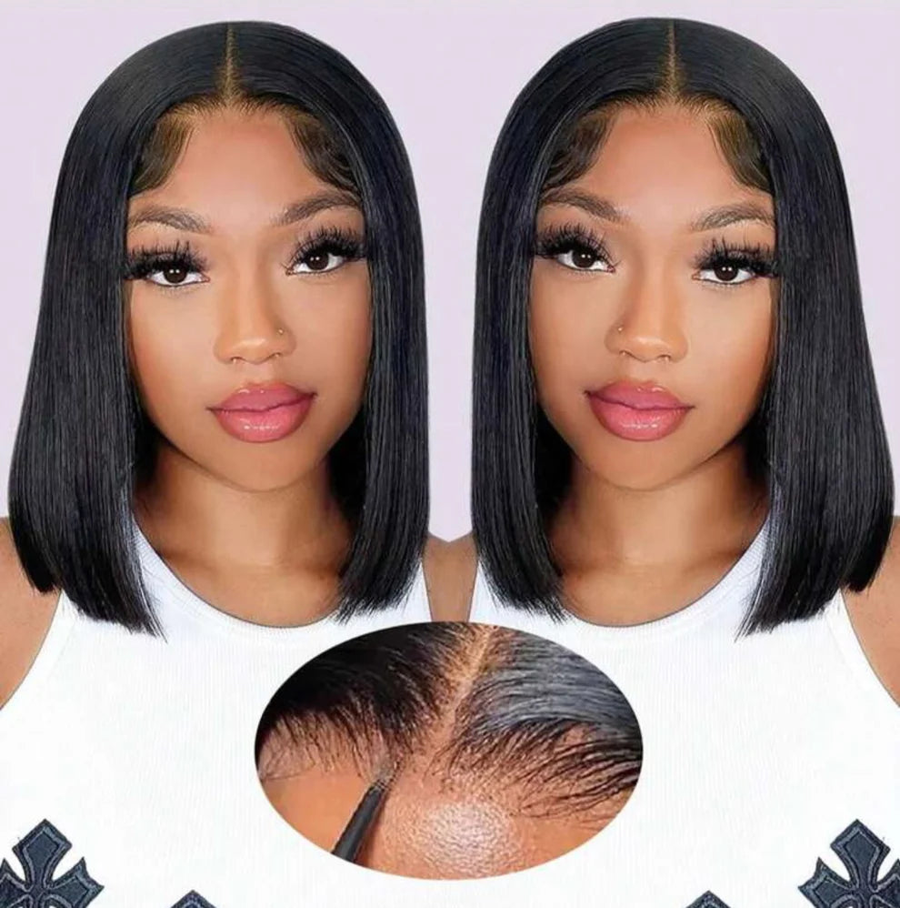 Straight Bob Wig(human hair) 12 - 16 inch