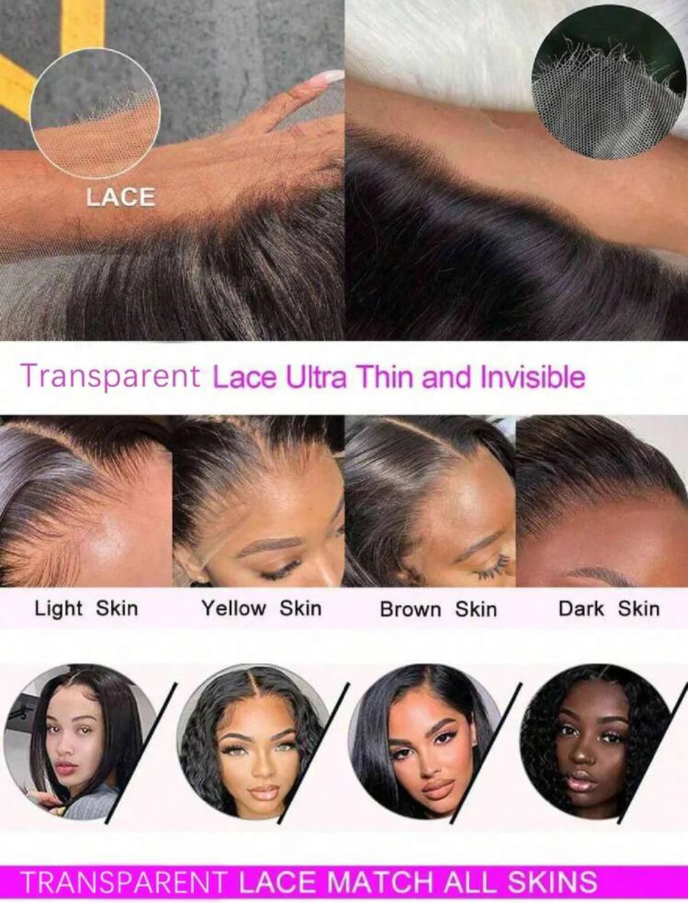 Straight Bob Wig(human hair) 12 - 16 inch