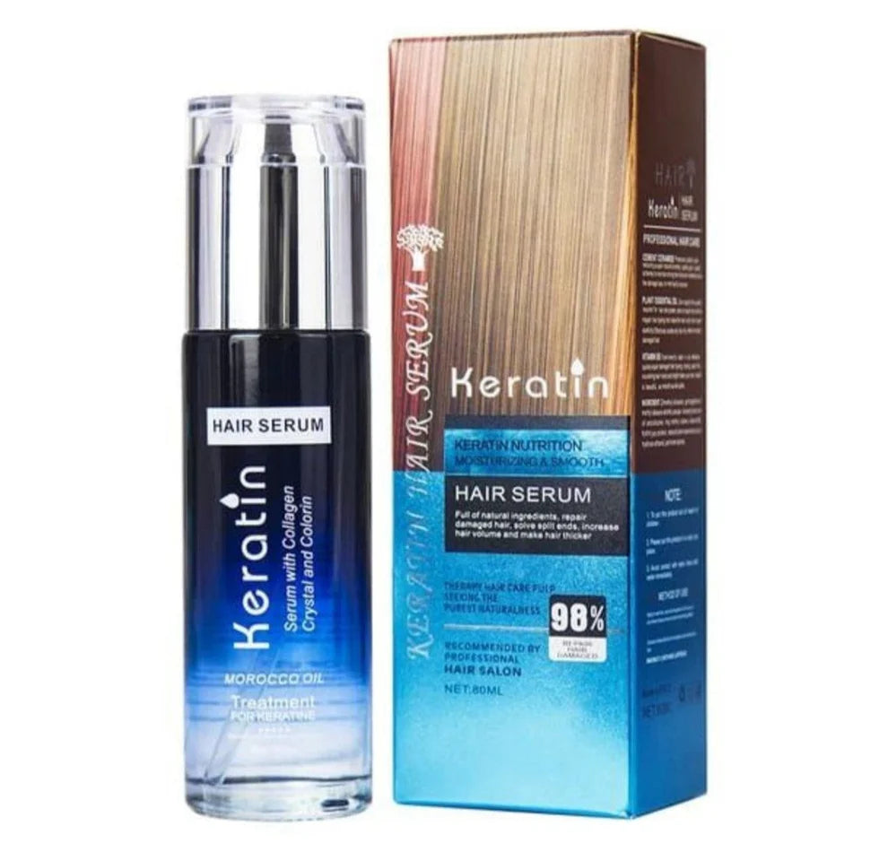 Keratin Hair Deep Treatment Kit- Shampoo, Conditioner, Mask, Serum & Wax